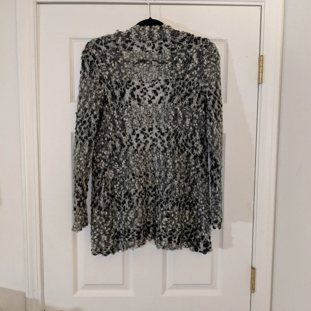 Jones New York gray open it cardigan size small
